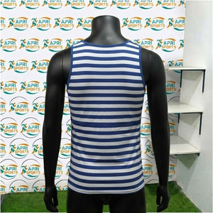 Débardeur de fitness pour hommes à séchage rapide, en maille unie, imprimé, pour musculation, personnalisé, en coton et élasthanne respirant - Product Image 3