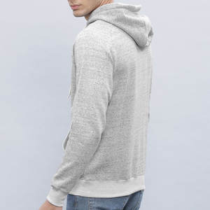 เสื้อฮู้ดผู้ชาย แขนยาว ผ้าฝ้าย 100% สีพื้น สำหรับฤดูใบไม้ร่วง ฤดูหนาว สวมใส่สบายๆ กิจกรรมกลางแจ้ง แฟชั่นทันสมัย - Product Image 4