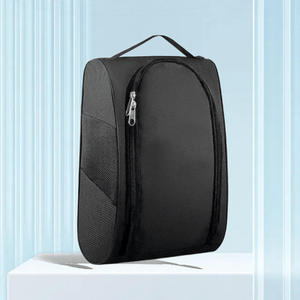 Sac à chaussures écologique en RPET avec logo personnalisé, imperméable, recyclé, pour le voyage et le sport, organisateur de rangement pour chaussures, fabricant en gros - Product Image 2