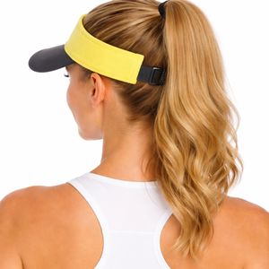 Visera Deportiva para Mujer, Ajustable, Protección Solar, Ligera, para Verano, Aire Libre, Running, Tenis, Golf, Playa, Lisa, con Logotipo Personalizado - Product Image 2