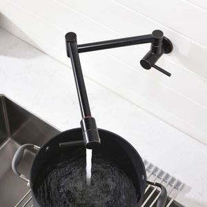 Rubinetto da Cucina a Doppia Maniglia in Ottone Lucido, Girevole, con Finitura Oro Rosa, Stile Classico, Installazione su Lavello per Acqua Fredda ORB - Product Image 4