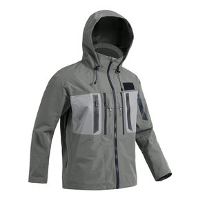 Men's Custom Streetwear Waterproof Windbreaker Hooded <b>Jacket</b> Front <b>Zip</b>-<b>Up</b> Outdoor Camping Casual Sports Windbreaker <b>Jacket</b> - Product Image 2
