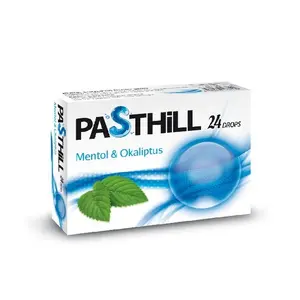 Produk-PASTHILL EUCALYPTUS Mentol Tablet Suplemen Makanan Kalkun Suplemen LP Herbal Fleksibel Pembersih & Pelembap Tenggorokan