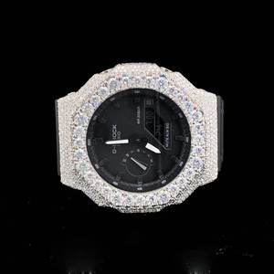 Montre mécanique en acier inoxydable pour homme, boîtier rond de 40 mm, verre analogique, luxe, mode, résistante aux chocs, 10 bars - Product Image 6
