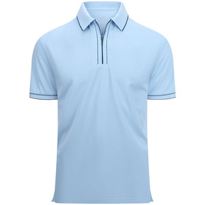 Chemise décontractée zippée pour homme de qualité supérieure, tissu respirant, taille personnalisée, faible MOQ, vente en gros directe d'usine, expédition mondiale - Product Image 1
