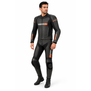 Traje de Motociclismo Deportivo Samroz de Una Pieza para Hombre con Armadura CE Extraíble, Resistente al Agua y al Viento para Todas las Estaciones, Traje de Carreras - Product Image 4