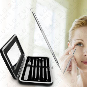 ชุดเครื่องมือผ่าตัดดูแลผิวหน้า – ชุดกำจัดสิวและสิวหัวดำ 10 ชิ้น ผลิตจากสแตนเลสคุณภาพพรีเมียม ราคาคุ้มค่า - Product Image 1