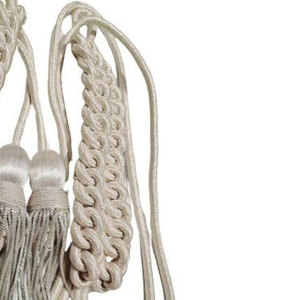 Coated Reflective Drawcord Lanyard Shoulder Cords 100% Cotton 8 Strand <b>Braided</b> Uniform <b>Accessories</b> Direct Export Manufacturers - Product Image 5