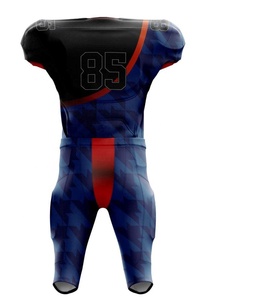 En gros Personnalisé Équipe Professionnelle Uniformes De Football Américain Combat Réel Maillot De Sublimation Techniques Imprimées - Product Image 6