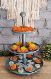 Moderno Soporte de Metal Impermeable para Pasteles, Elegante Exhibidor de Postres para Bodas, Celebraciones, Fiestas, Restaurantes y Eventos a la Mejor Precio - Product Image 5