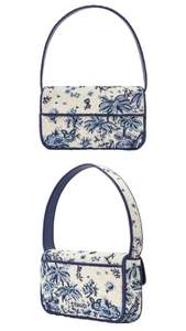 Bolso de hombro geométrico a cuadros con patrón de rayas y bordado de cuentas, en blanco y negro, para mujer, ideal para fiestas - Craftera Exports - Product Image 5