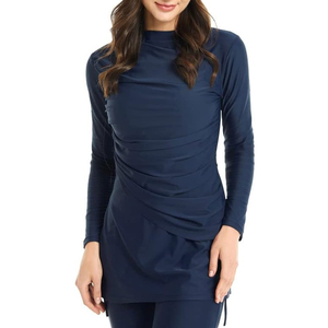 Conjunto de Traje de Baño de Manga Larga con Leggings para Mujeres Musulmanas, Traje de Baño Modesto de Secado Rápido, Traje de Baño Islámico de Cuerpo Entero, Burkini - Product Image 5