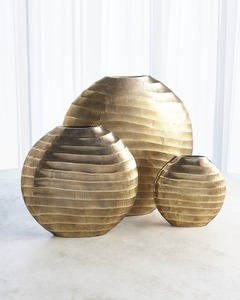 <b>Unique</b> Hollow Carved Gold Metal <b>Vases</b> Modern Geometric Flower <b>Vase</b> Set for Luxury Living Room Tabletop Home Decoration - Product Image 6