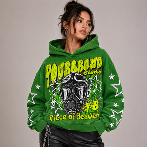 Vente en gros de sweats à capuche d'hiver pour femmes, 100% coton, design pull-over, options brodées, couleurs et logo personnalisables, marque privée, faible MOQ - Product Image 3