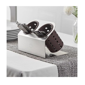 latest and simple Stainless Steel Cutlery spoon Fork Turner ladle holder metal cutlery holder - Product Image 1