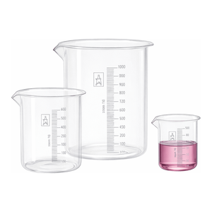 Vaso graduado de precisión PMP de 2000 ml con boquilla de seguridad para uso en laboratorio y alimentación - Product Image 3