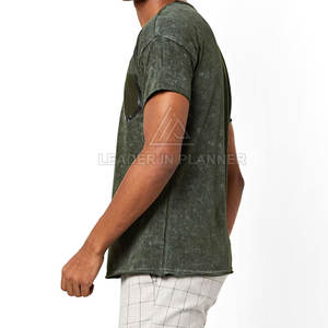 เสื้อยืดสตรีทแวร์พิมพ์ลายทรงหลวมสไตล์วินเทจสำหรับผู้ชาย ขายดี ผ้าฝ้าย 100% น้ำหนักเบา เสื้อยืดวินเทจสำหรับผู้ชาย - Product Image 2