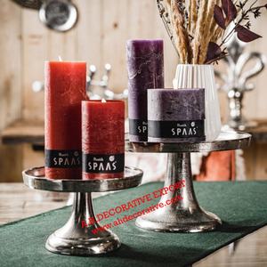 Supports à gâteau élégants en métal argenté avec socle pour boulangerie-restaurant d'hôtel et tasses/support de présentation de gâteau de mariage - Product Image 4