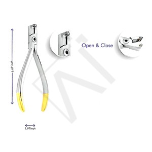 คีมตัดลวดจัดฟัน Accuram Orthodontic Distal End Cutter ขนาด 12.5 ซม. ทำจากสแตนเลส ใช้ตัดลวดทันตกรรม ปลอดภัย จับถนัดมือ แม่นยำ ได้มาตรฐาน CE - Product Image 4