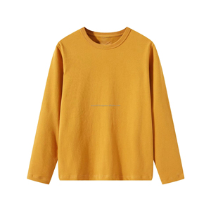 เสื้อยืดผ้าฝ้ายแขนยาวสำหรับผู้ชายเสื้อยืดผ้าฝ้าย100% แขนยาวแบบกำหนดเอง - Product Image 3