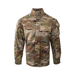 Uniforme Táctico de Lona, Camisa y Pantalones de Camuflaje, Secado Rápido, Transpirable, Ropa de Caza Táctica, Logotipo Personalizado, Servicio OEM, Precio Razonable - Product Image 2