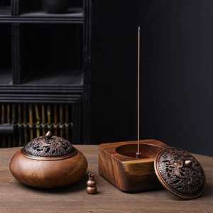Customized Wooden Incense <b>Burner</b> Fancy Carbine Design Wood Incense Holder Cheap Price Handmade Home Decor Wooden Incense Holder - Product Image 2
