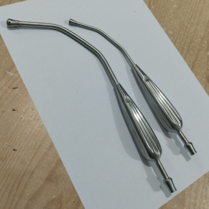 เครื่องมือดูดเสมหะแบบแมนนวลยี่ห้อ MEDIHEAL SURGICAL CORPORATION รุ่น MSC-H-3817 ขนาด 12.5 32 ซม. แบบโค้ง 5 มม. - Product Image 3