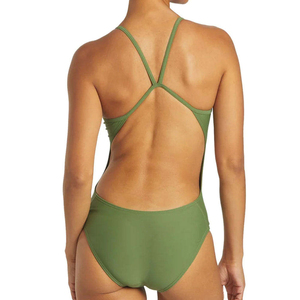 Ensemble de maillots de bain une pièce pour femmes, couleur unie, en Spandex/Polyester, séchage rapide, imprimé par transfert thermique, fabriqué au Pakistan, vente en gros - Product Image 5