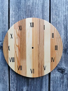 Natural Wooden <b>Wall</b> <b>Clock</b> Affordable Elegant Home Decor <b>Clock</b> for Living Room <b>Bedroom</b> Office Premium Wooden <b>Clock</b> - Product Image 3
