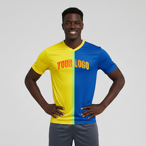 Camisetas de Fútbol Ligeras, Transpirables y Ecológicas de Alta Calidad, 100% Poliéster, Diseño Sublimado Personalizado, Unisex - Product Image 1