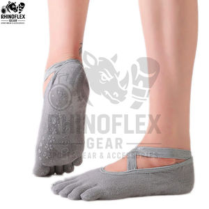 Anti Slip Yoga <b>Socks</b> For <b>Grip</b> Home Workout Barre Pilates Ideal Cushion <b>Socks</b> Anti Slip Workout Barre Pilates Dance <b>Socks</b> - Product Image 4