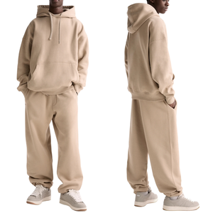 Custom Logo Active <b>Pullover</b> Cotton Polyester Pocket <b>Pullover</b> <b>Men</b> Tracksuit - Product Image 2