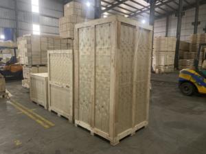 Sturdy OEM Fumigated Natural Wood Color Wooden Crate <b>Strong</b> Sturdy Solid Storage Export <b>Box</b> Custom Logo Custom Dimensions - Product Image 6