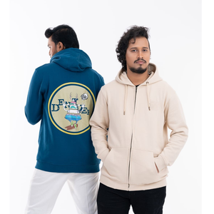 Sudadera con capucha y cremallera, con dos bolsillos laterales, transpirable, de tejido polar de alta calidad para hombre, cómoda para el invierno, suave. - Product Image 1
