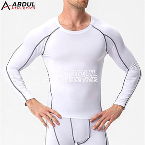 <b>Compression</b> <b>Shirts</b> Designed For Workout And Training With Stretchable Material And Breathable Fabric For Daily Activities - Product Image 5