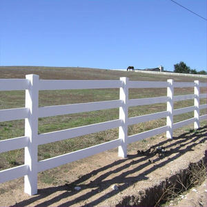 Cerca para Caballos de Material Plástico, Cerca de PVC para Caballos, Cerca de Vinilo para Exteriores, Uso Agrícola, Resistente a la Putrefacción y a los Roedores - Product Image 5