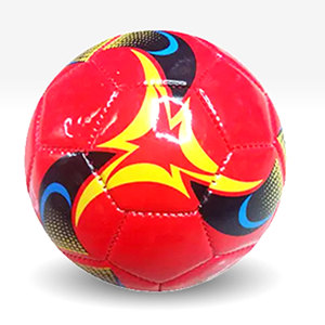 Professional-Grade Children's Red PU Soccer Ball – <b>Hand</b> <b>Stitched</b> Mini Football for Indoor Made In Pakistan - Product Image 2