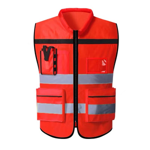 Gilet de travail antistatique en polyester fluorescent certifié CE, avec service professionnel et prix d'usine. - Product Image 5