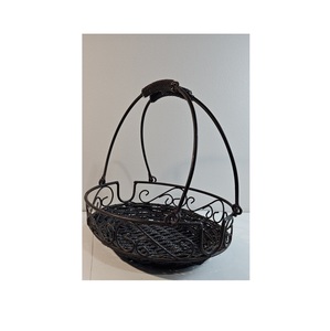 Panier à fruits en fer pour un rangement organisé des fruits et une décoration élégante du comptoir de cuisine - Product Image 1