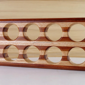 Porta Huevos de Madera Maciza Ecológico, Apto para Lavavajillas, Organizador de Huevos para Encimera de Cocina, Estilo Rústico, para Huevos Frescos - Product Image 5