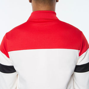 Conjunto Deportivo de Hombre con Sudadera con Cremallera Completa y Pantalones Jogger de Nailon y Poliéster, con Logotipo Personalizado, Ropa Deportiva Sólida para Exteriores - Product Image 6