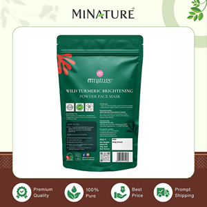 Proveedor líder de mascarillas faciales aclarantes de cúrcuma silvestre 100% pura y natural de la India, de calidad premium y venta al por mayor. - Product Image 3