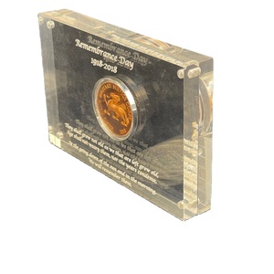 Exhibidor de Acrílico Transparente para Monedas, 3mm de Grosor, con Logotipo Serigrafiado, para Publicidad en Comercios, Tamaño Personalizable - Product Image 5