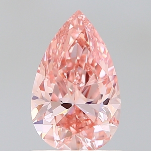 1.01 Ct Pear Cut Lab Grown Diamond Fancy Vivid <b>Pink</b> VS1 IGI Certified Loose CVD Diamond Wholesale Price - Product Image 1