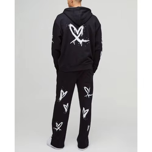 Sudadera con capucha y cremallera personalizada para hombre y mujer, cómoda, cálida, de forro polar, holgada, informal, deportiva, para la calle - Product Image 3