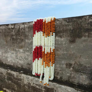 Guirlandes artificielles de jasmin et de roses écologiques de 1,20 m pour décoration de mariage indien, toile de fond de fête, Haldi, Mehendi et événements - Product Image 3