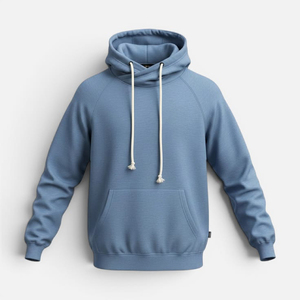 เสื้อฮู้ดดี้ผู้ชายสีแดงสั่งทำพิเศษ ทรงปกติ สีพื้น ผ้าฝ้ายเฟรนช์เทอร์รี่ สวมใส่สบาย มีกระเป๋าจิงโจ้ เหมาะสำหรับใส่ในฤดูใบไม้ร่วง - Product Image 2