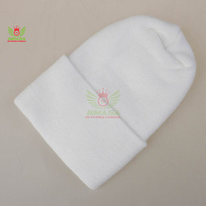 Designer Autumn Winter <b>Warm</b> Flat Knitted Beanie Spandex Cotton Common Fabric Unisex For Cycling - Product Image 1