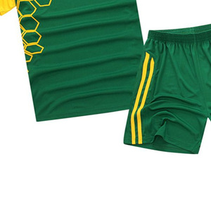 Customized Wholesale price Soccer Kits Sublimation Design Green and White Team Sportswear Men Football Uniform - Product Image 6