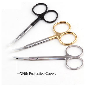 Ciseaux à cuticules professionnels en acier inoxydable à pointe incurvée pour manucure et pédicure, outil de suppression des peaux mortes - Product Image 3